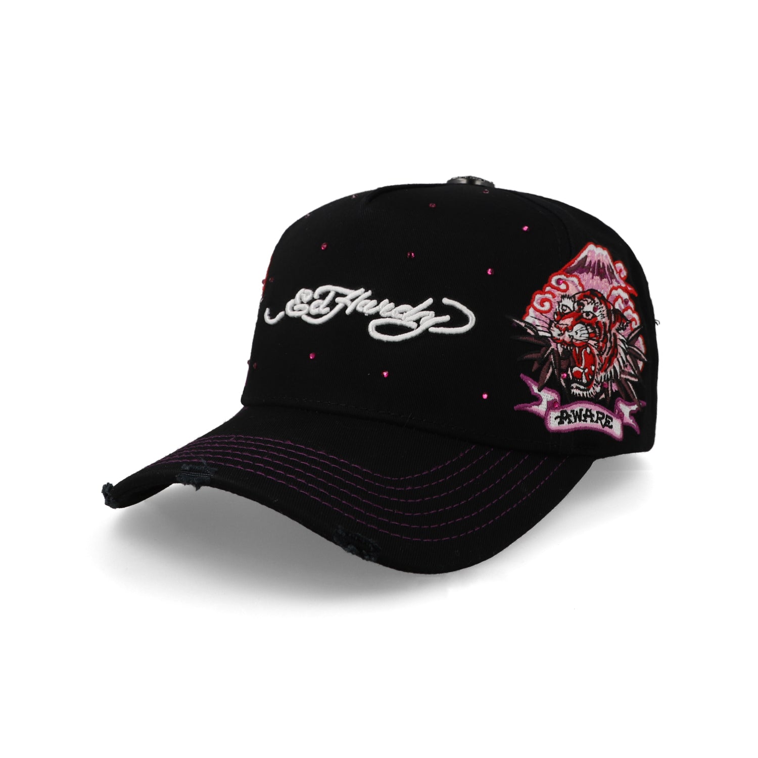 Gorra Ed Hardy Alive Aware Negro/Rosa