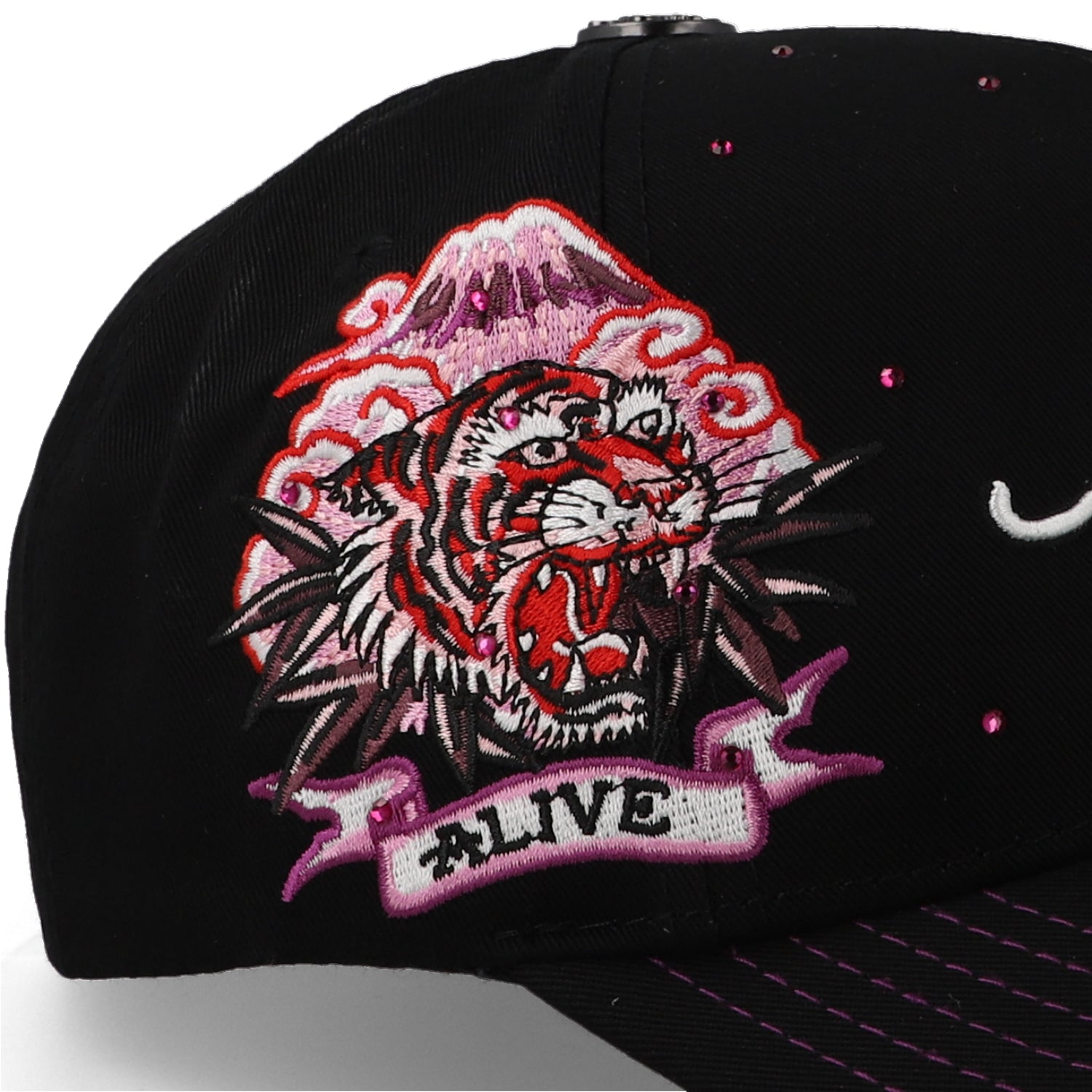 Gorra Ed Hardy Alive Aware Negro/Rosa