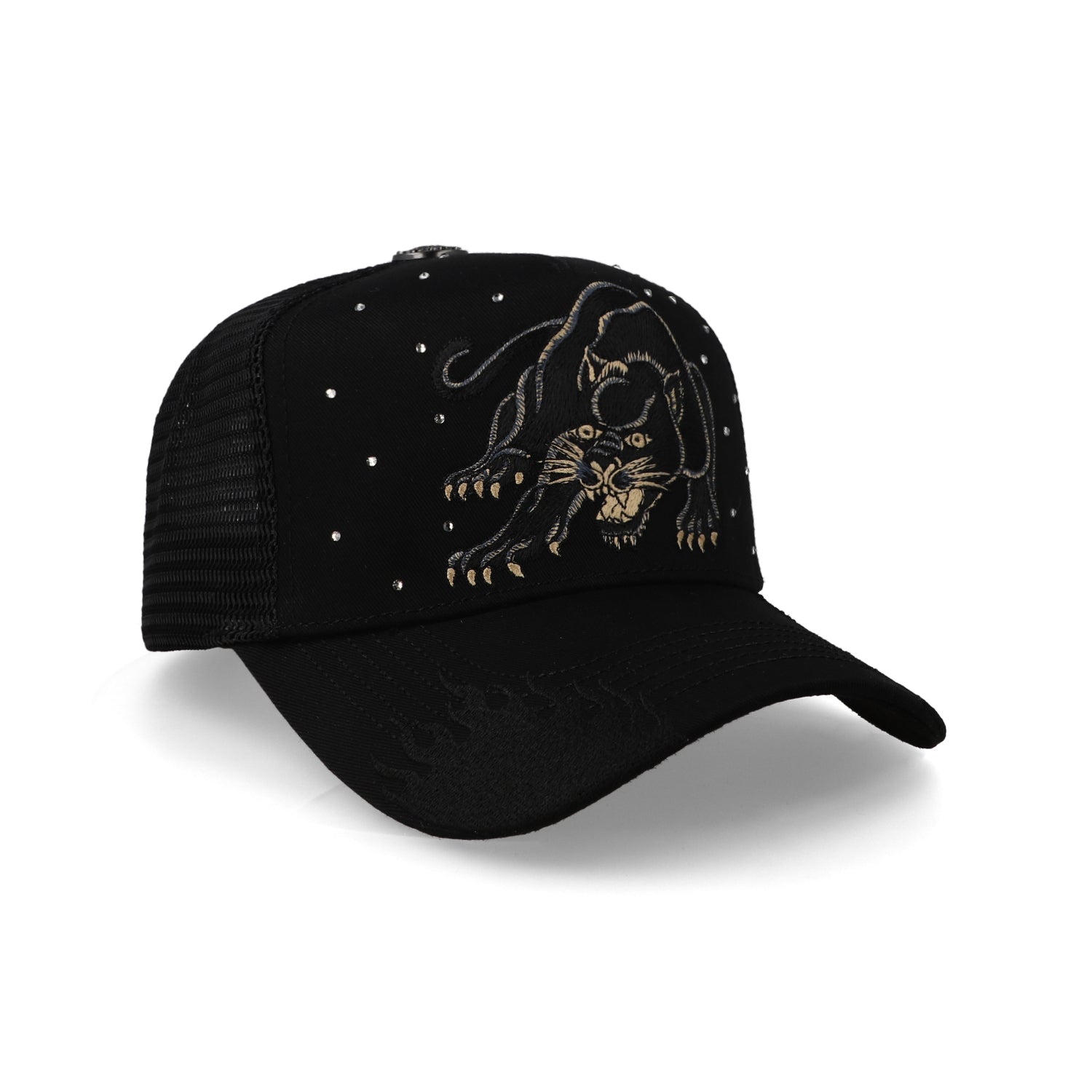 Gorra Ed Hardy Fire Panther Trucker Negra