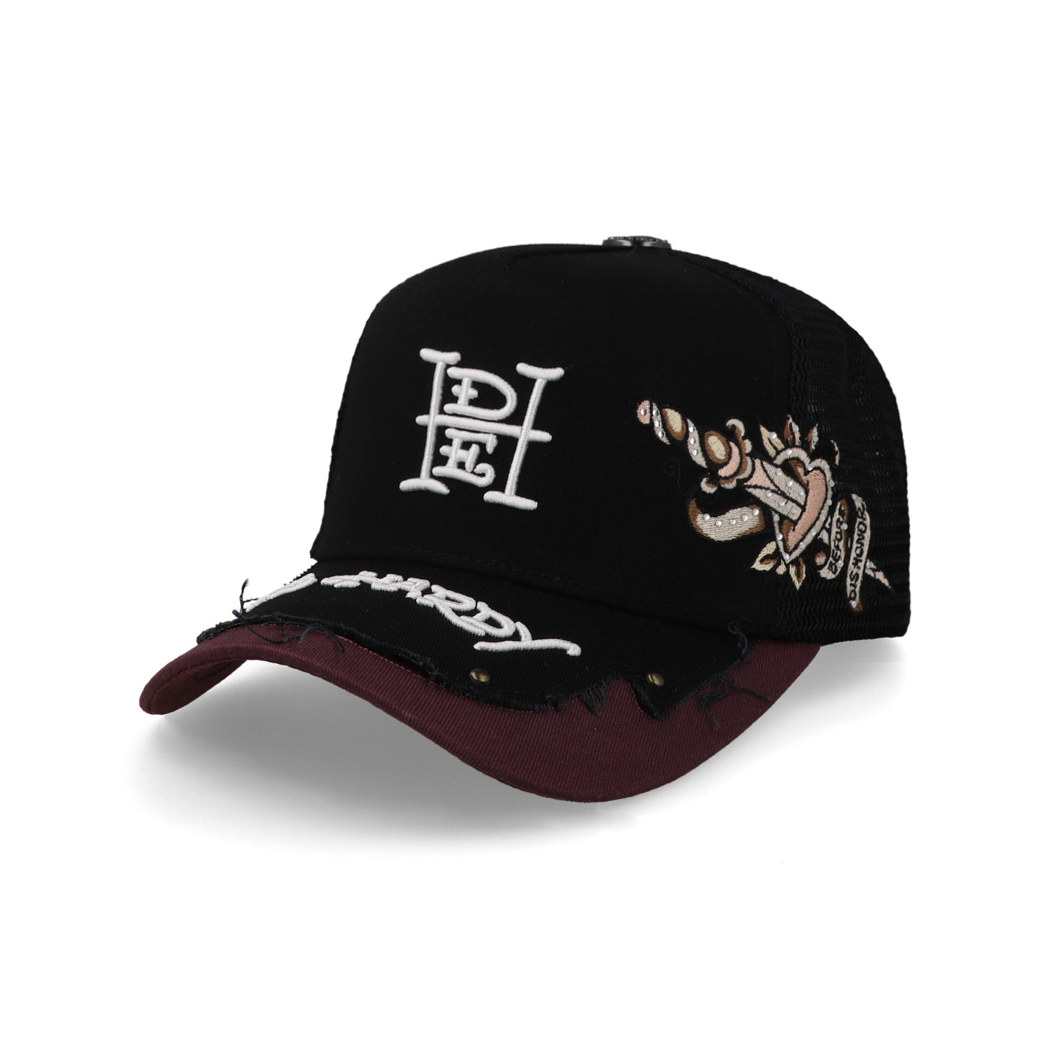 Gorra Ed Hardy Dagger Negro/Morado