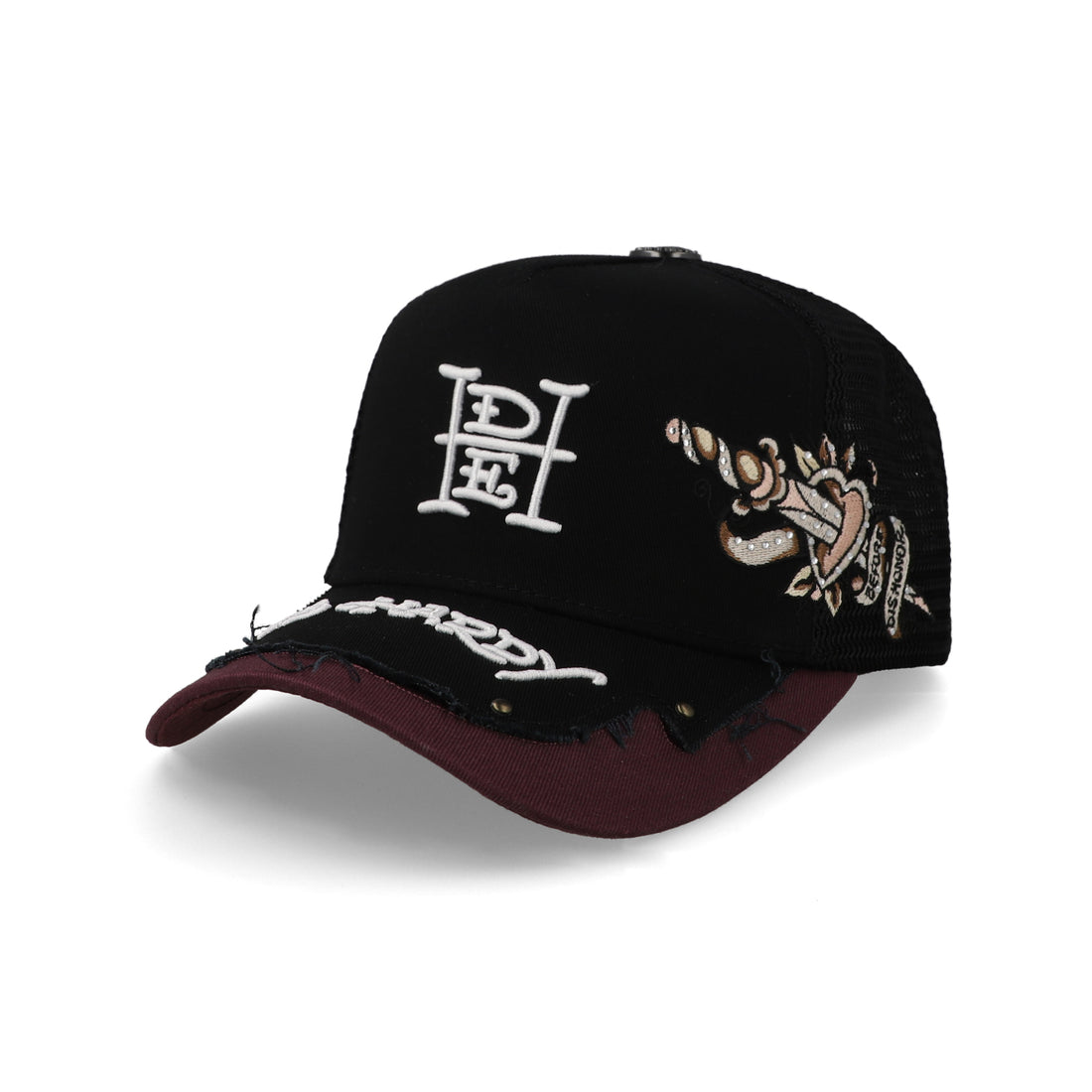 Gorra Ed Hardy Dagger Negro/Morado