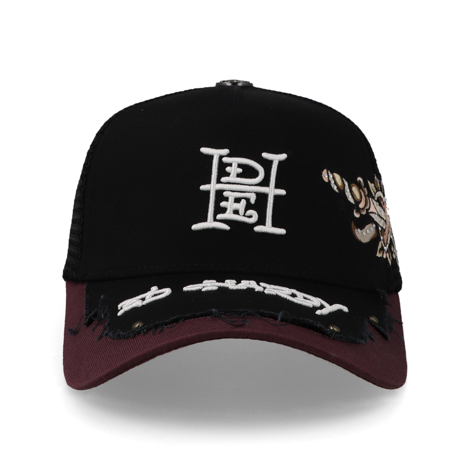 Gorra Ed Hardy Dagger Negro/Morado