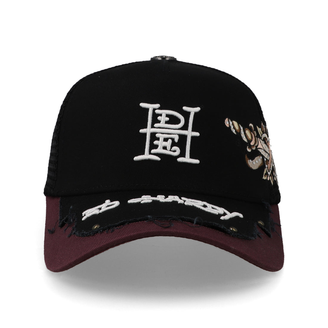 Gorra Ed Hardy Dagger Negro/Morado