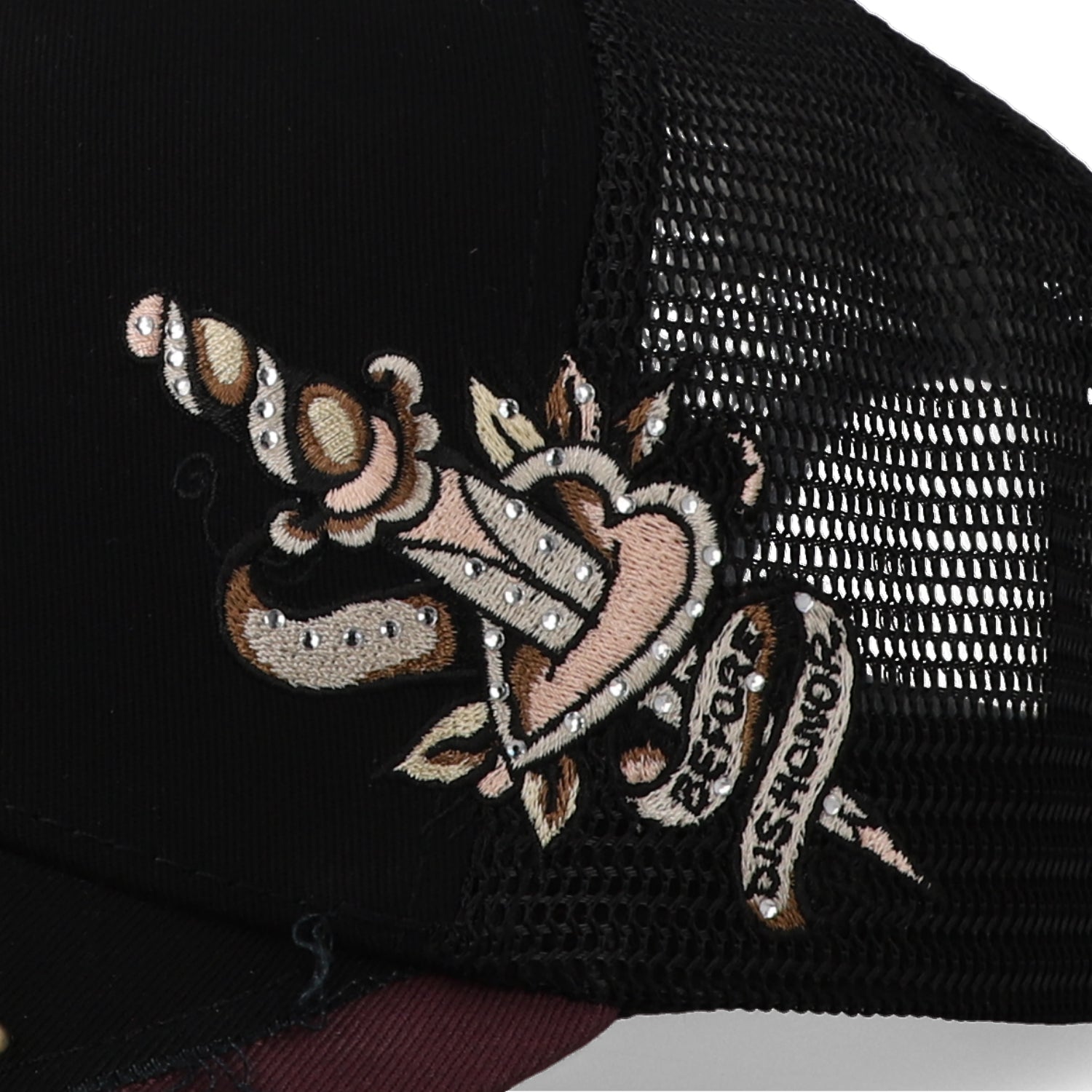 Gorra Ed Hardy Dagger Negro/Morado