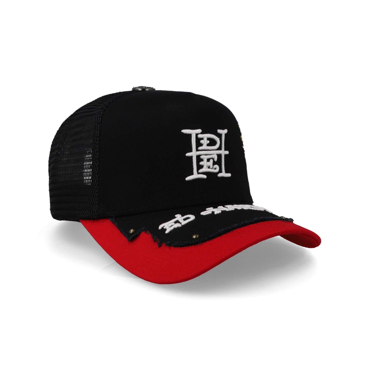Gorra Ed Hardy Tiger And Eye Trucker Negro/Naranja