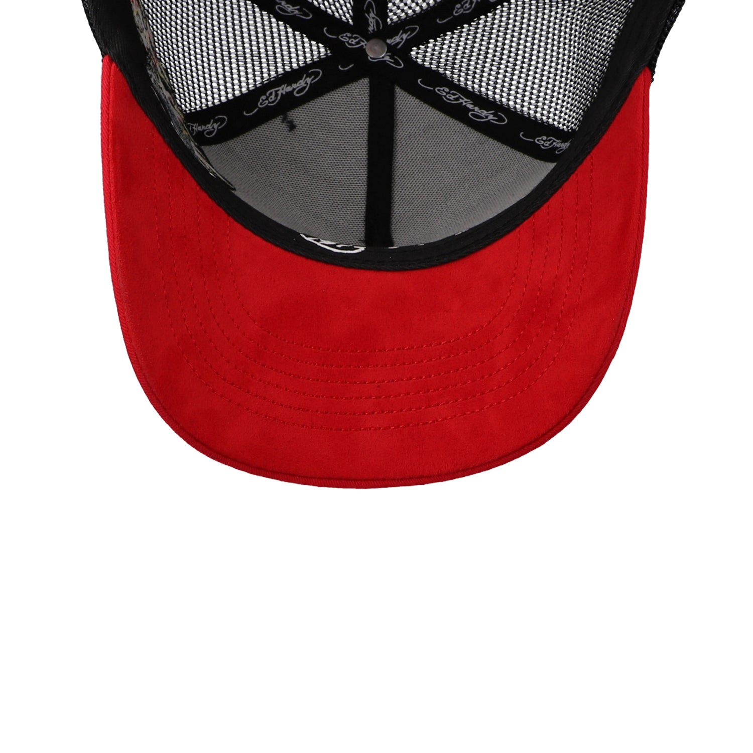 Gorra Ed Hardy Tiger And Eye Trucker Negro/Naranja