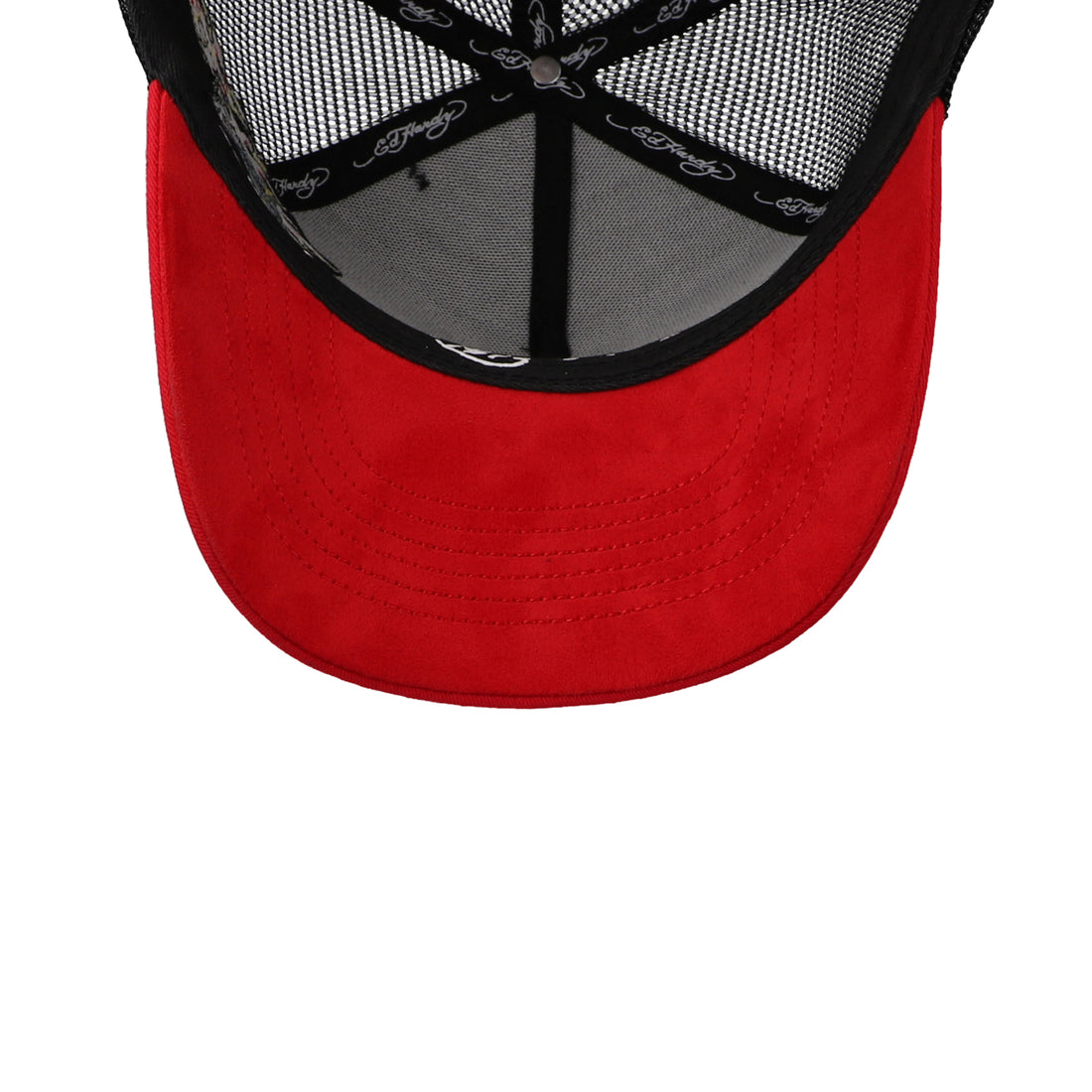 Gorra Ed Hardy Tiger And Eye Trucker Negro/Naranja