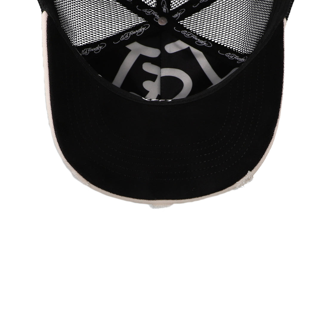 Gorra Ed Hardy Panther Love Trucker Crema