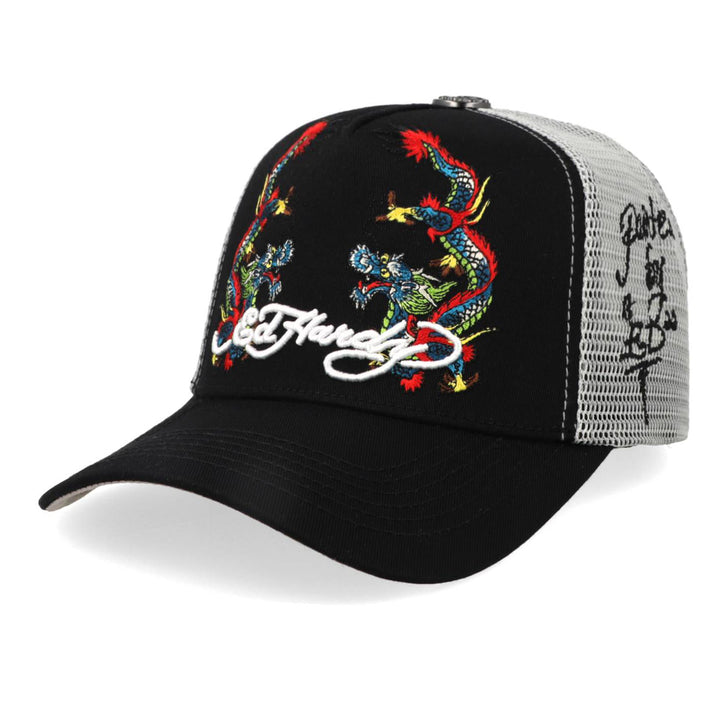 Gorra Ed Hardy Mirror Dragons Negro