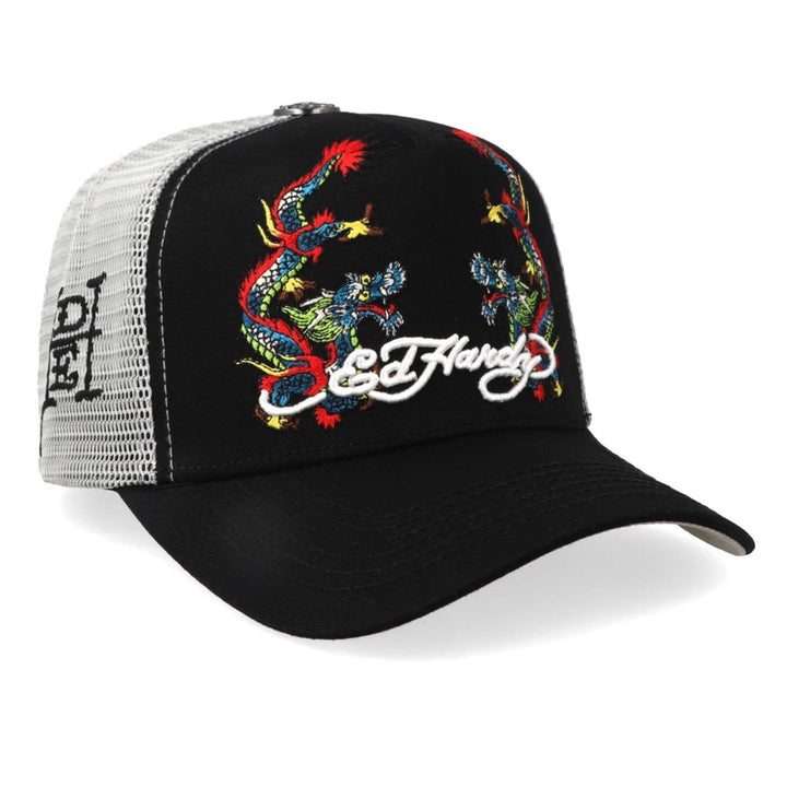 Gorra Ed Hardy Mirror Dragons Negro