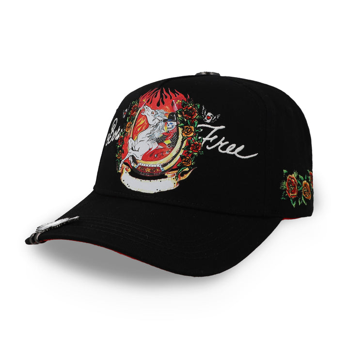 Gorra Ed Hardy Born Free Negro