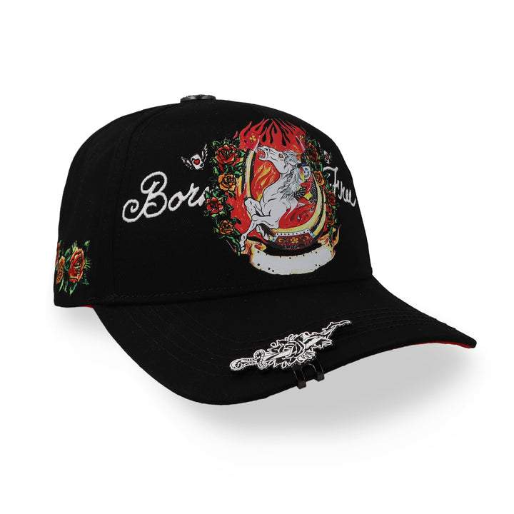 Gorra Ed Hardy Born Free Negro