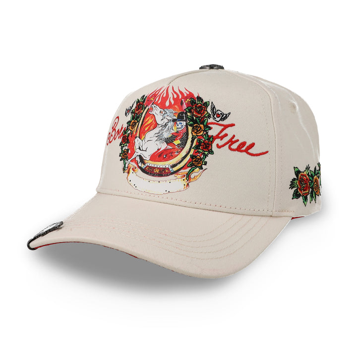 Gorra Ed Hardy Born Free Hueso