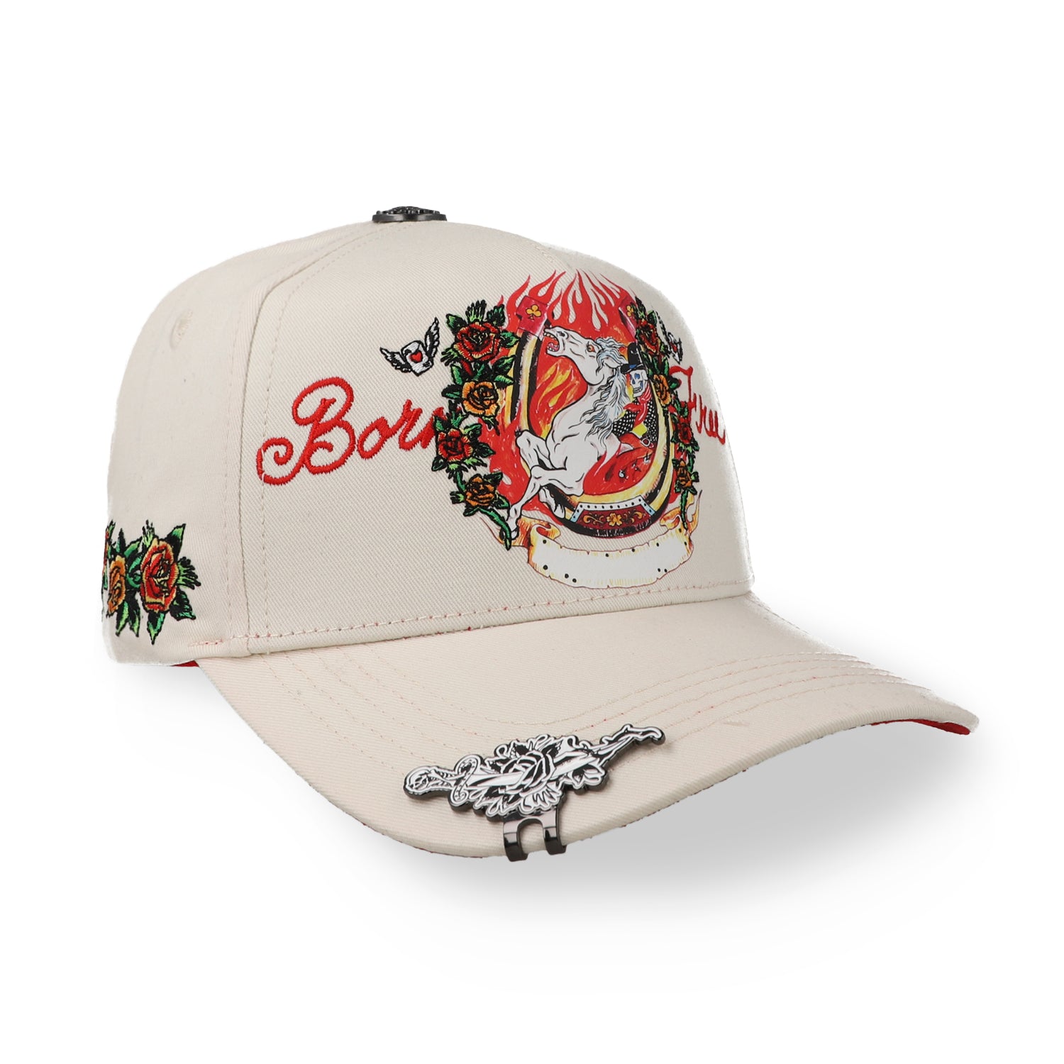 Gorra Ed Hardy Born Free Hueso