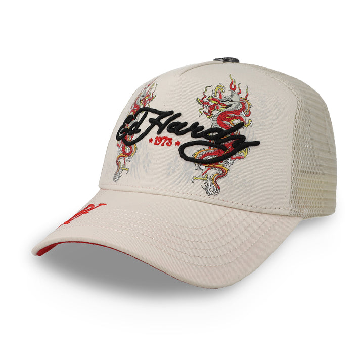 Gorra Ed Hardy Dragon Hueso