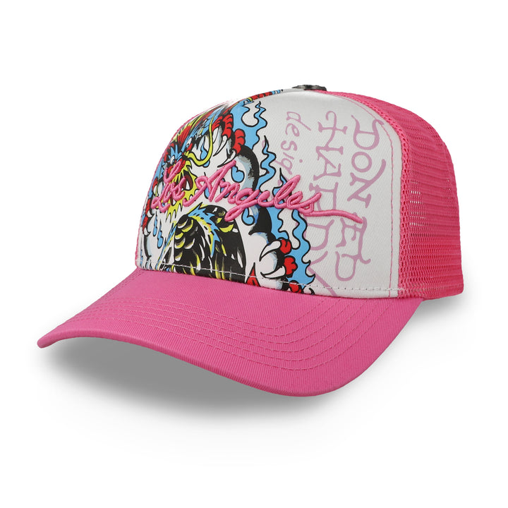 Gorra Ed Hardy Los Angeles Rosa