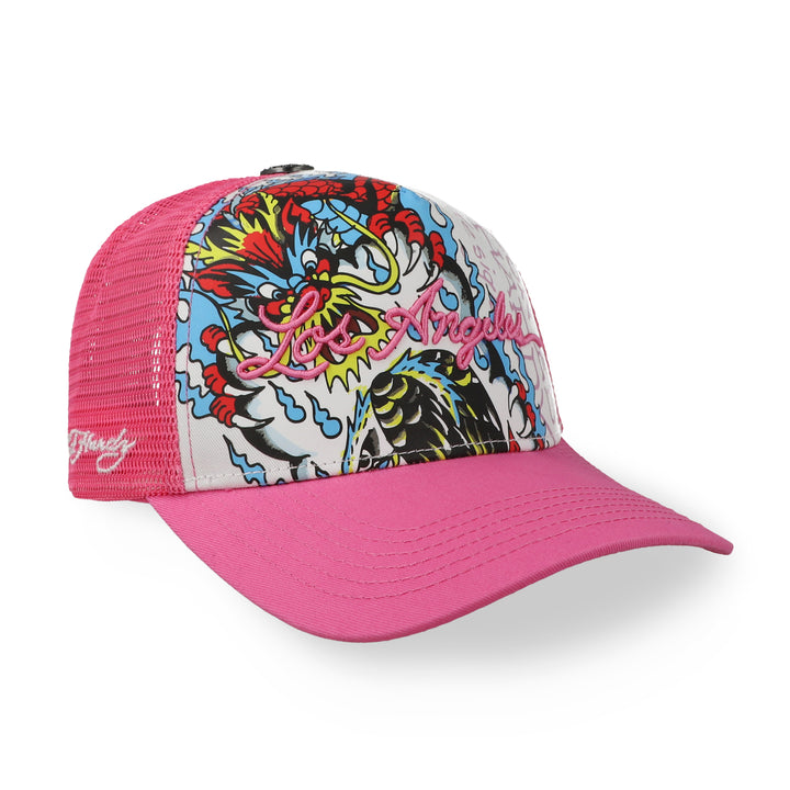 Gorra Ed Hardy Los Angeles Rosa
