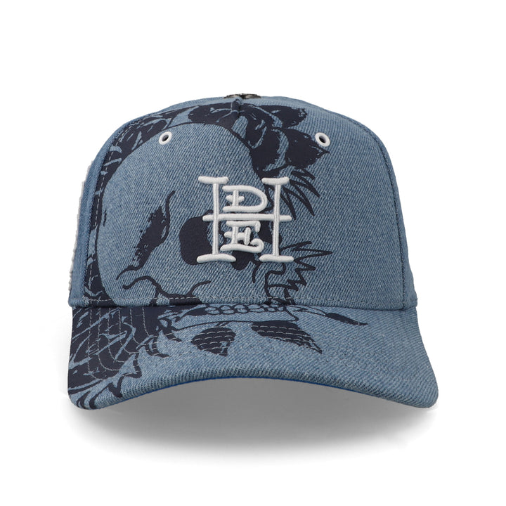Gorra Ed Hardy Skull Fire And Pocket Azul