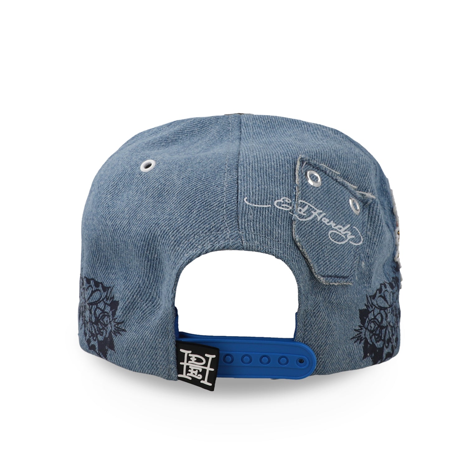 Gorra Ed Hardy Skull Fire And Pocket Azul