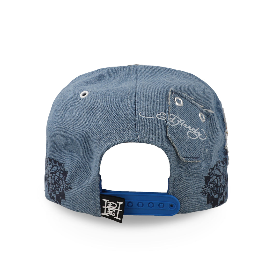 Gorra Ed Hardy Skull Fire And Pocket Azul