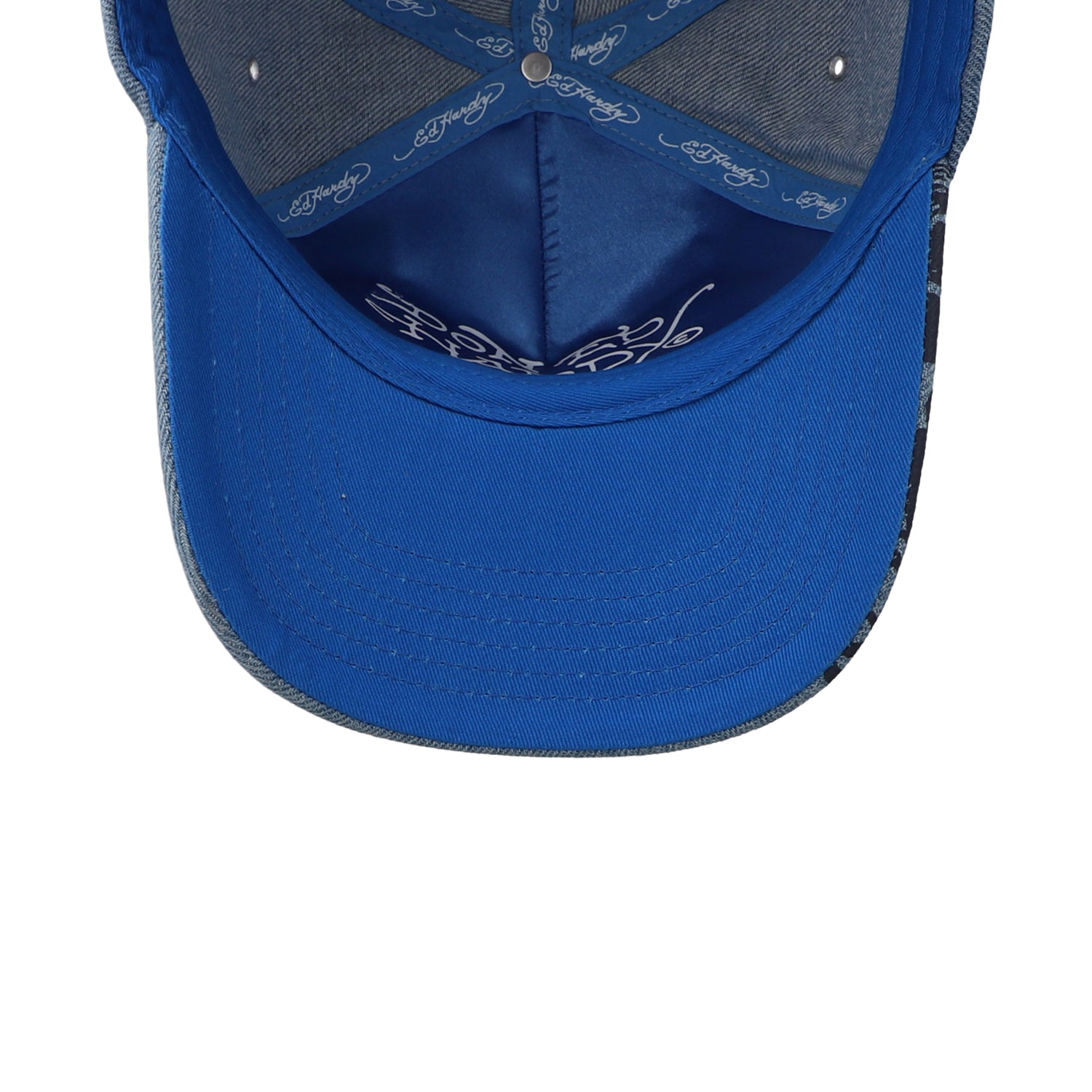 Gorra Ed Hardy Skull Fire And Pocket Azul