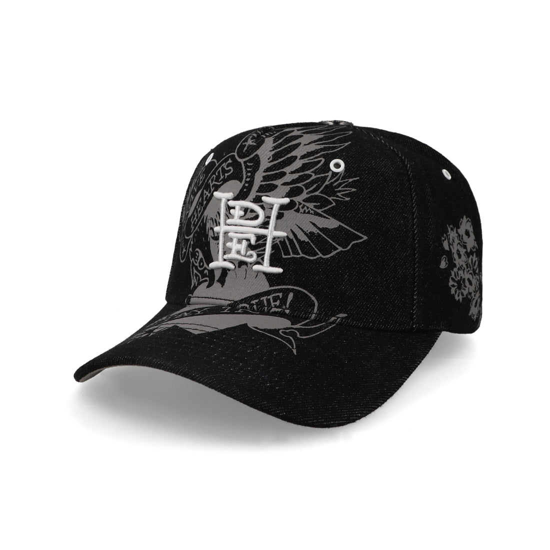 Gorra Ed Hardy Brave Hearts Stay True Negro