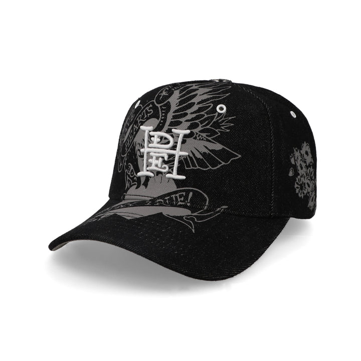 Gorra Ed Hardy Brave Hearts Stay True Negro