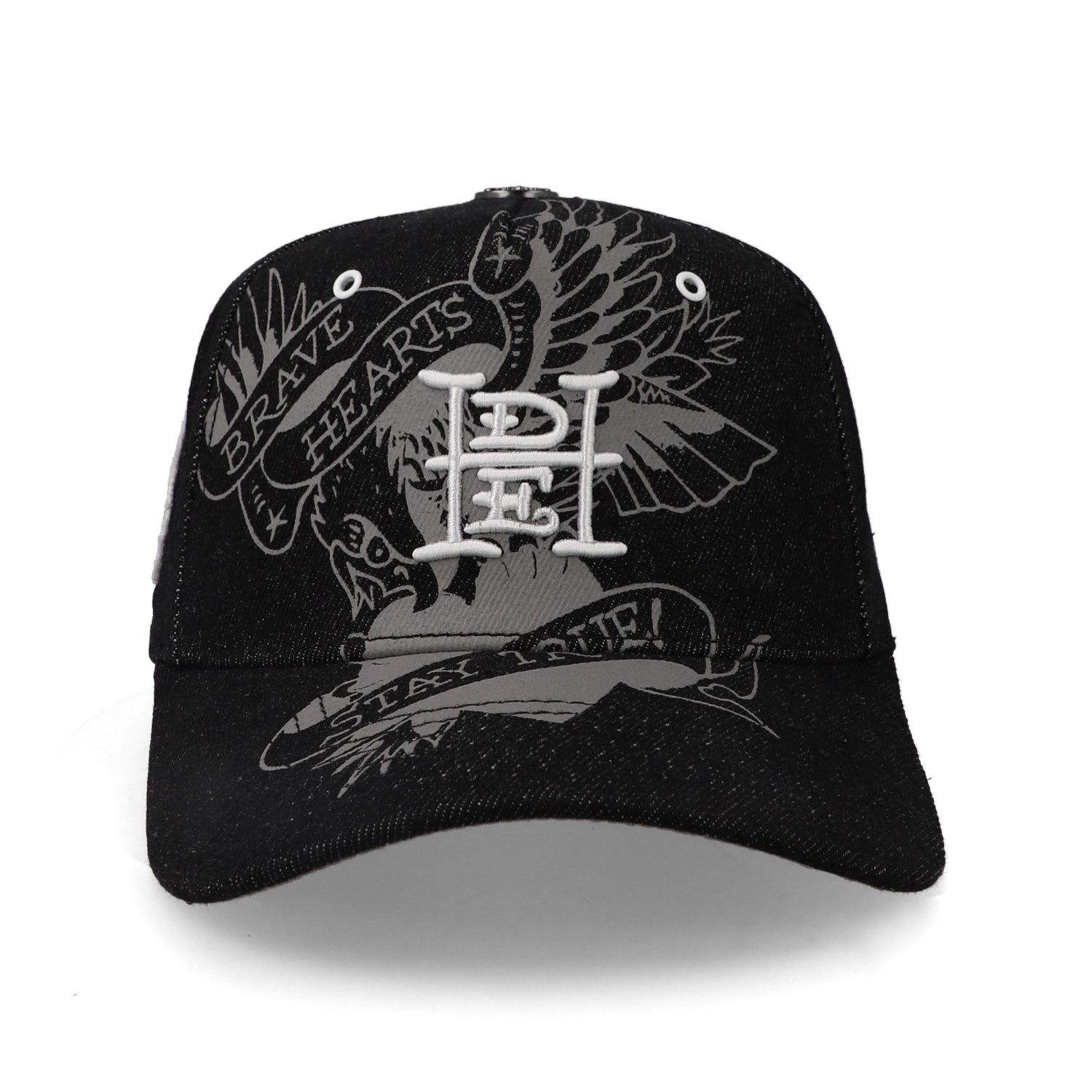 Gorra Ed Hardy Brave Hearts Stay True Negro