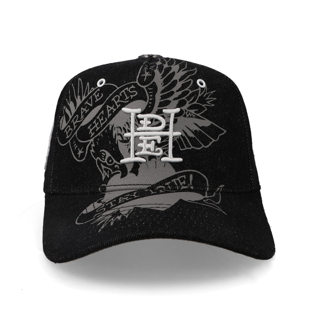 Gorra Ed Hardy Brave Hearts Stay True Negro