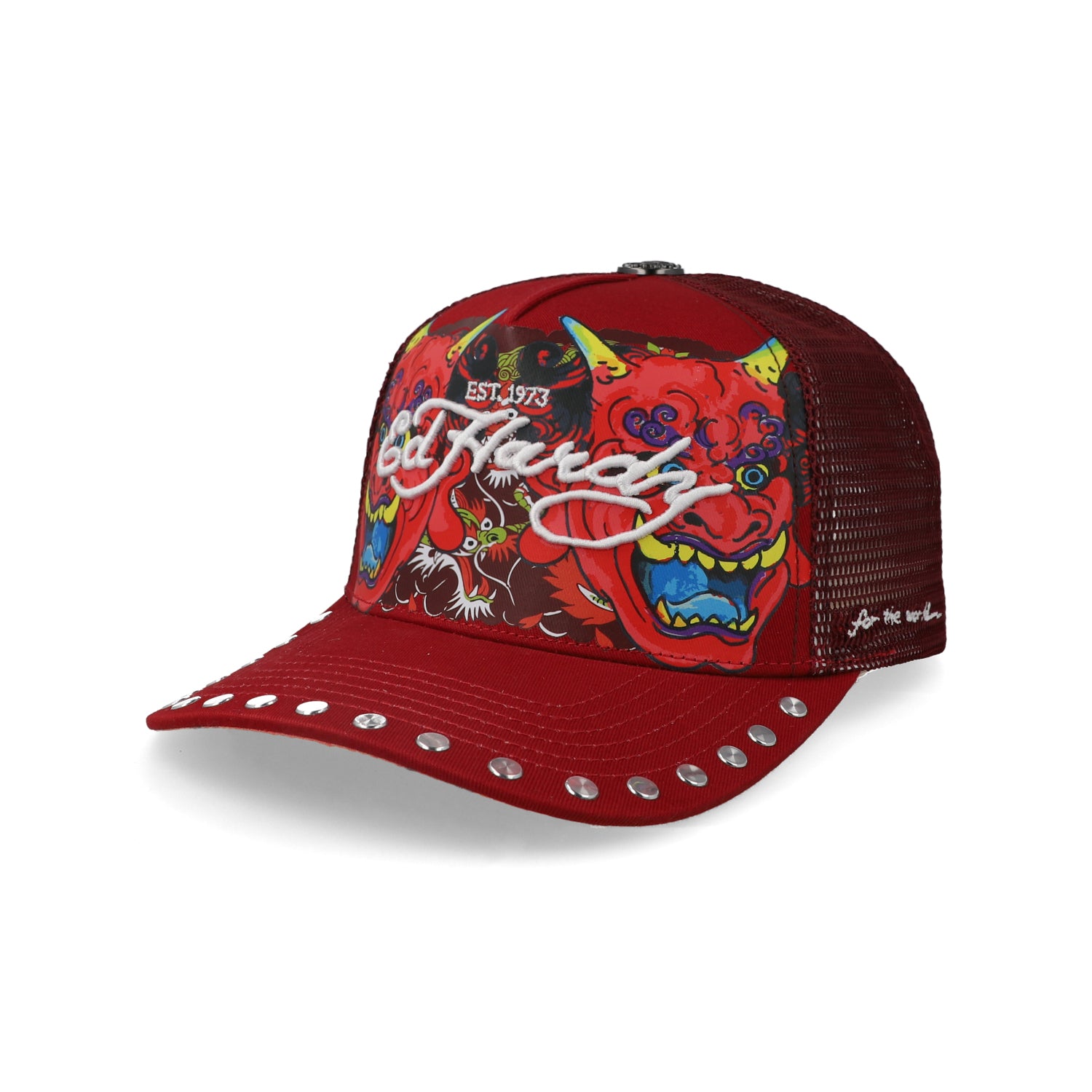 Gorra Ed Hardy For The World Hannya Rojo