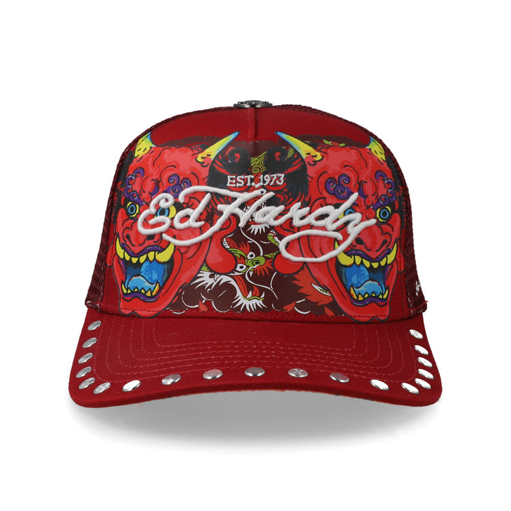 Gorra Ed Hardy For The World Hannya Rojo
