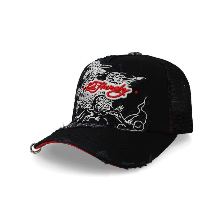 Gorra Ed Hardy Dragon And Piercings Negro