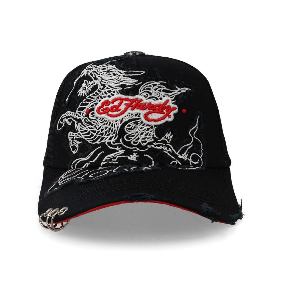 Gorra Ed Hardy Dragon And Piercings Negro