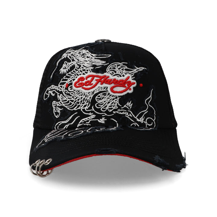Gorra Ed Hardy Dragon And Piercings Negro