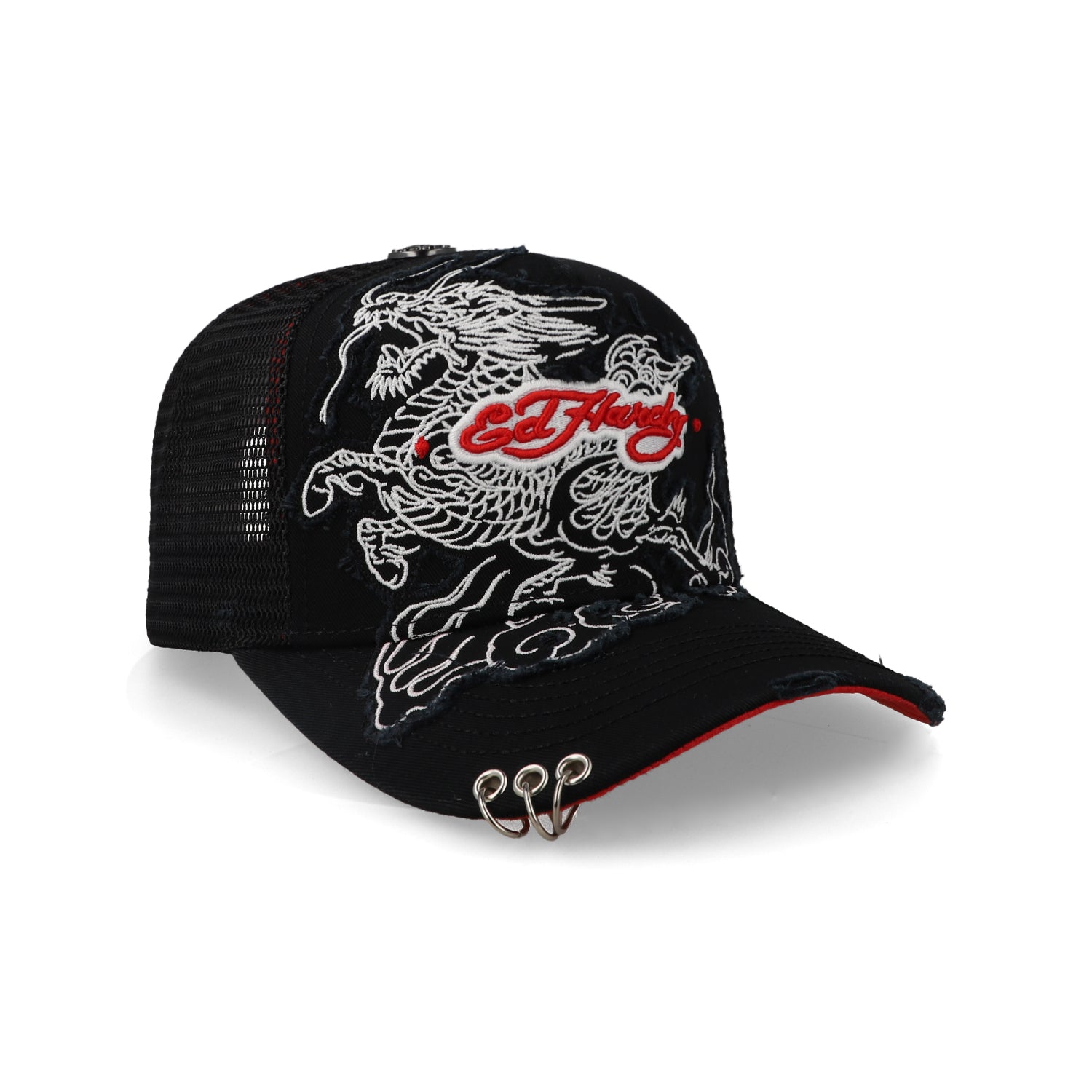 Gorra Ed Hardy Dragon And Piercings Negro
