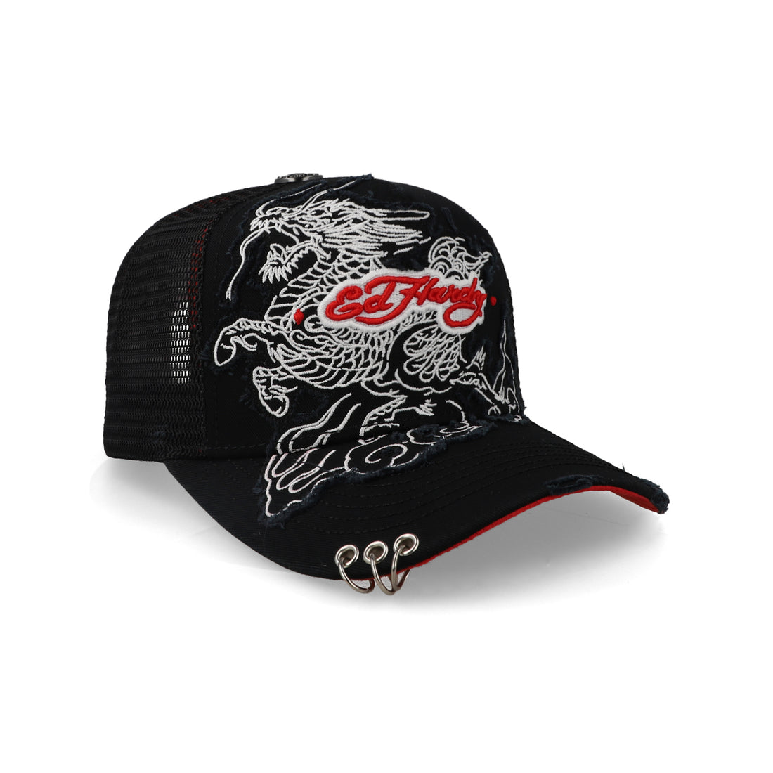 Gorra Ed Hardy Dragon And Piercings Negro