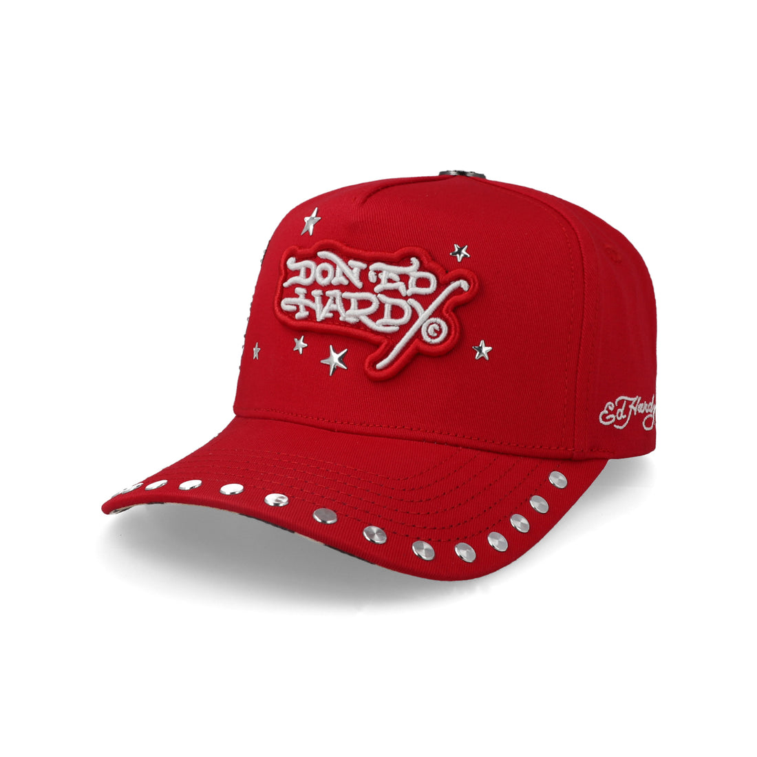 Gorra Ed Hardy Don Eagle Snake And Stars Roja