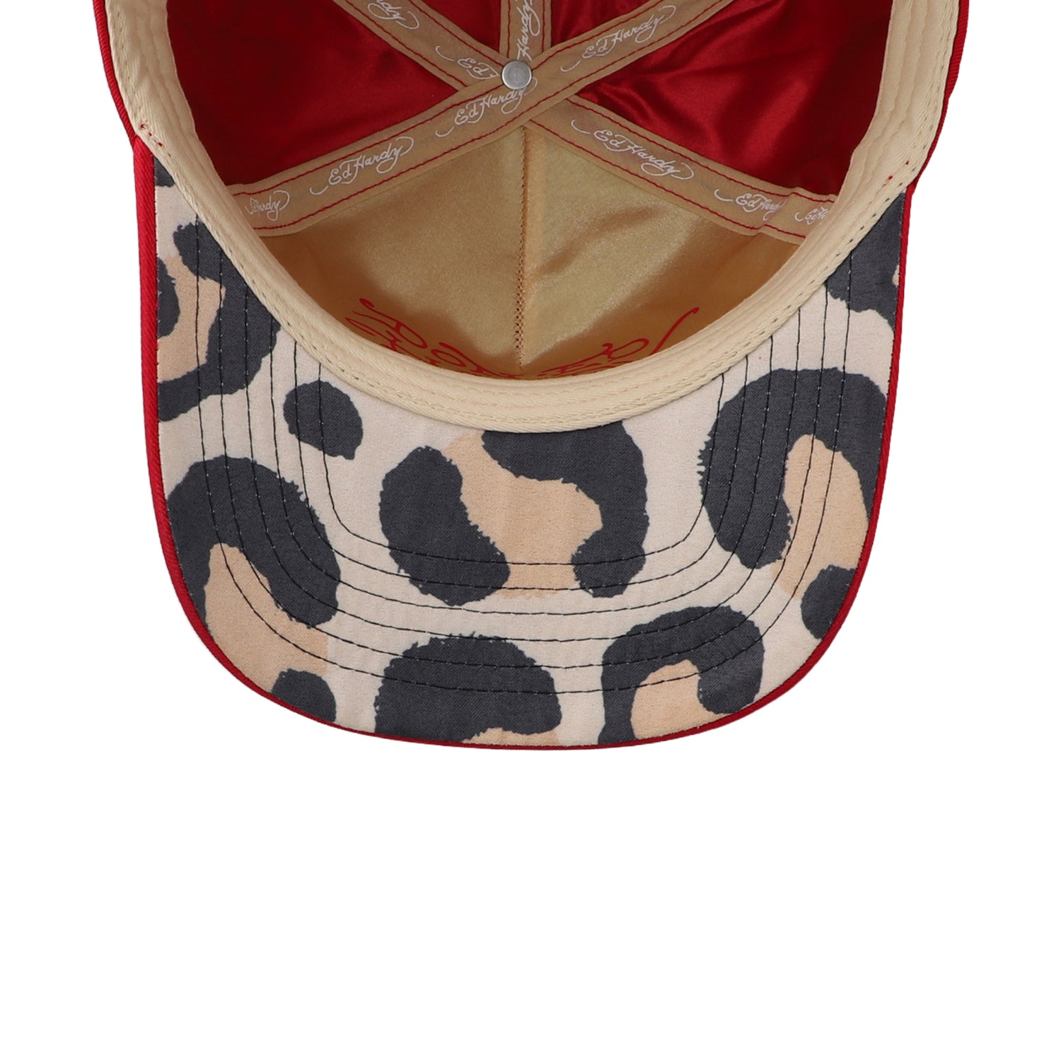 Gorra Ed Hardy Don Eagle Snake And Stars Roja