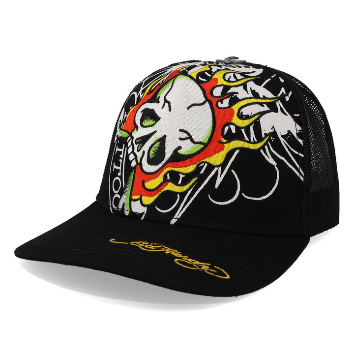 Gorra Ed Hardy Embroider Ed Fire Skull