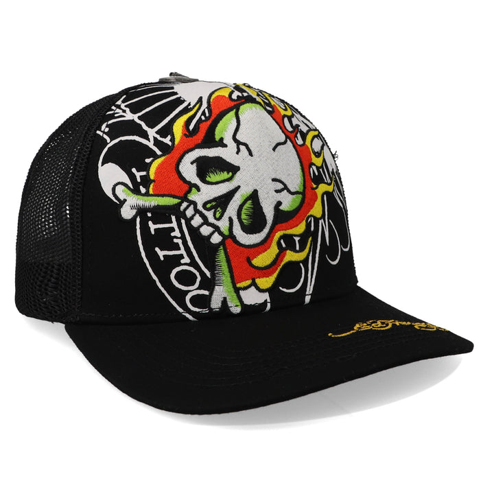Gorra Ed Hardy Embroider Ed Fire Skull