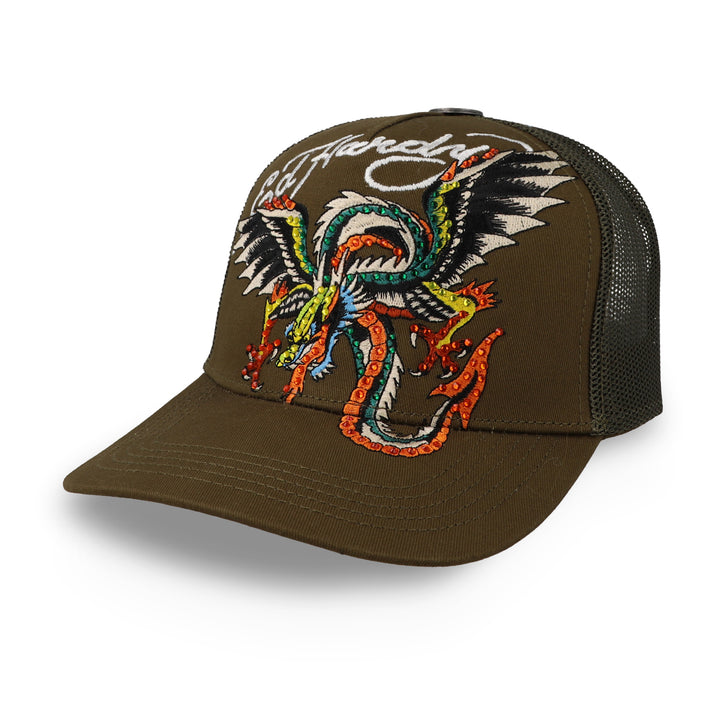 Gorra Ed Hardy Rhinestone Dragon Wings