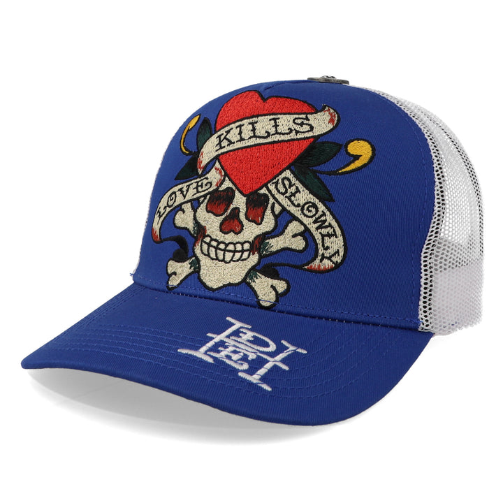 Gorra Ed Hardy Heart Skull Azul